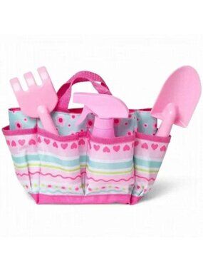 Melissa & Doug Giddy Buggy Garden Tote Set Kids Outdoor Learning Toy Pink NWT
